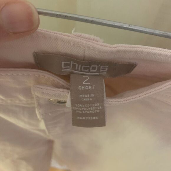 Chico’s pink denim jeans,‎ Chico size 2 , size 12 - Picture 11 of 12